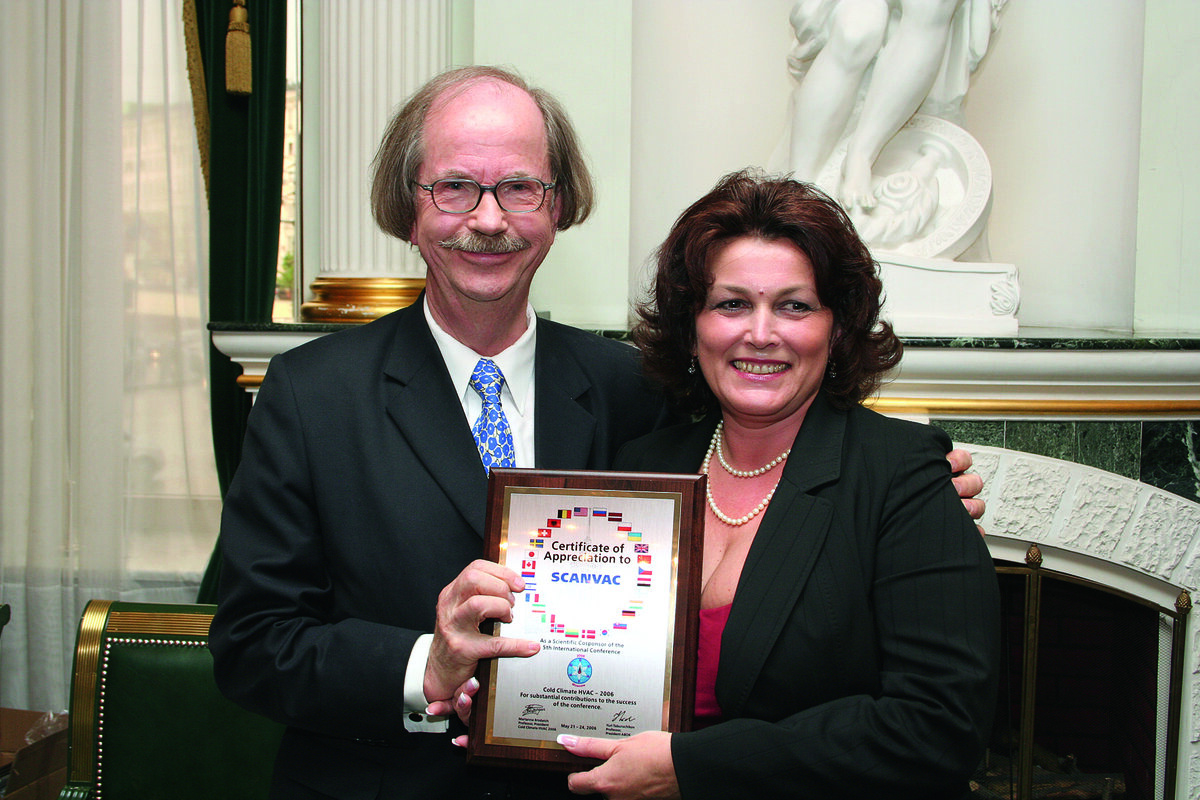 П. О. Фангер и М.М, Бродач (вице-президент АВОК)