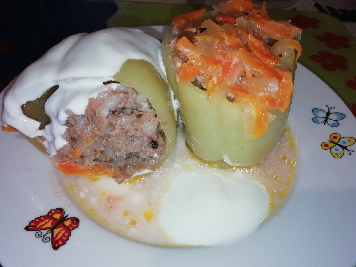 Фаршированные перцы.