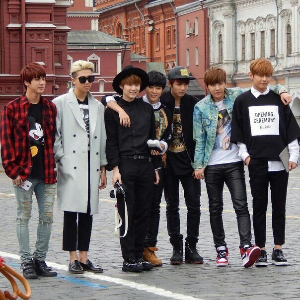 BTS на красной площади в 2014 году.