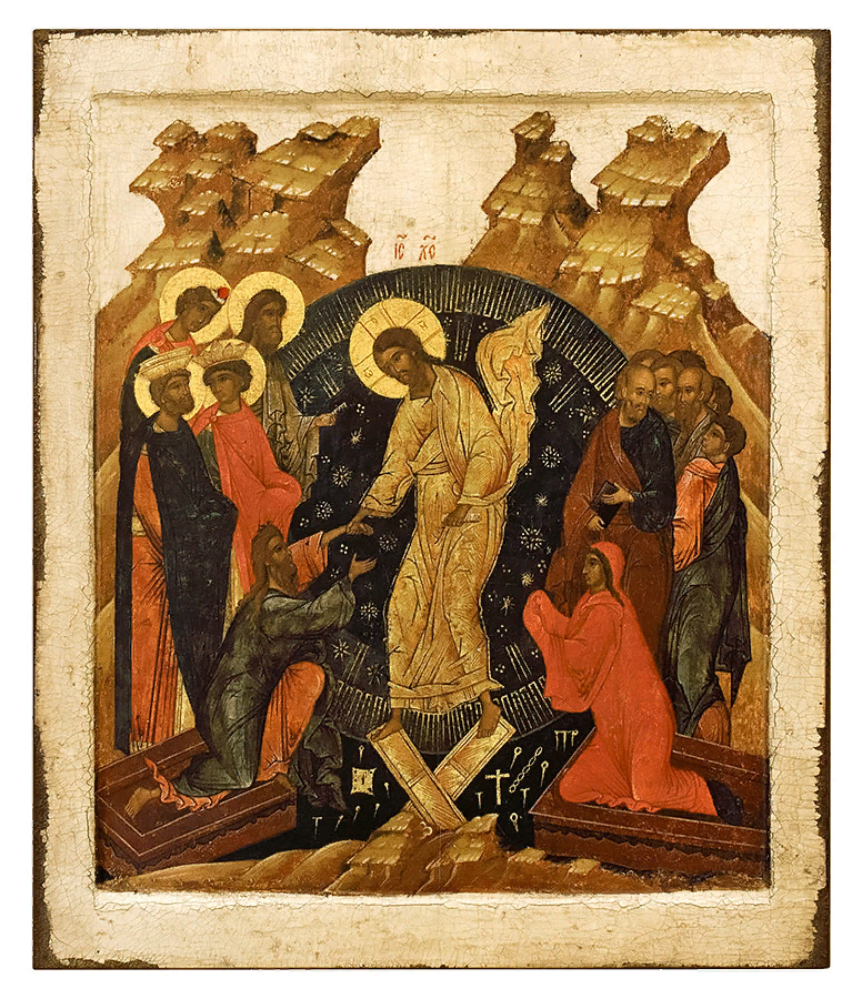 Икона "Воскресение Христово - Сошествие во ад"