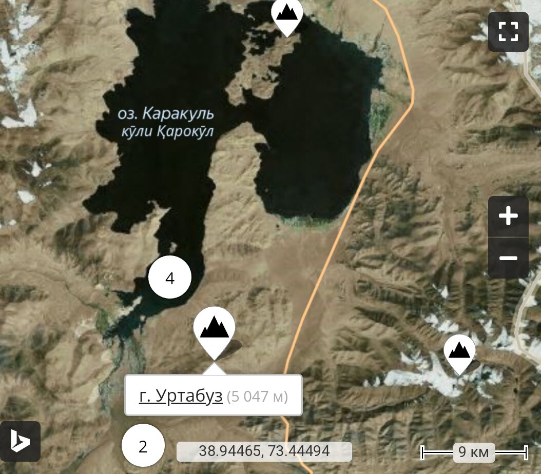 Озеро каракуль где находится карта