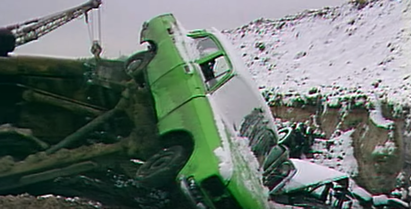 Как закопали автомобили в Чернобыле: уникальное видео 1987 года