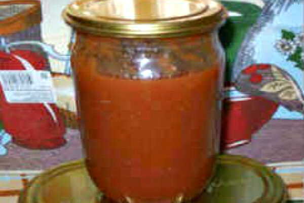 Кетчуп из помидоров и болгарского перца на зиму