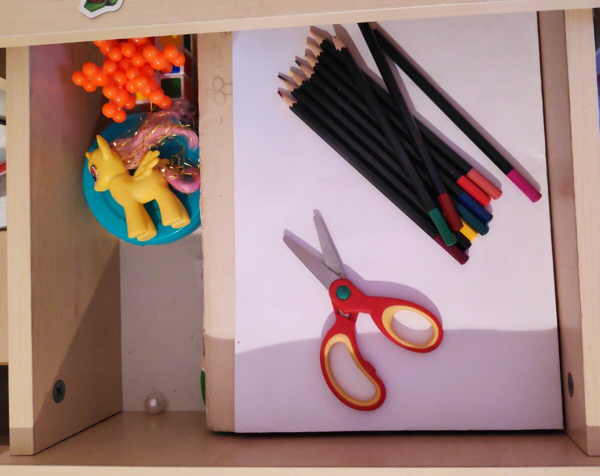 Одна из полок, в которую мне разрешено заглядывать без спроса 😁