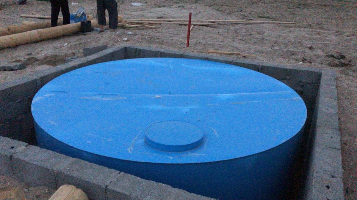 Обустройство емкости для воды