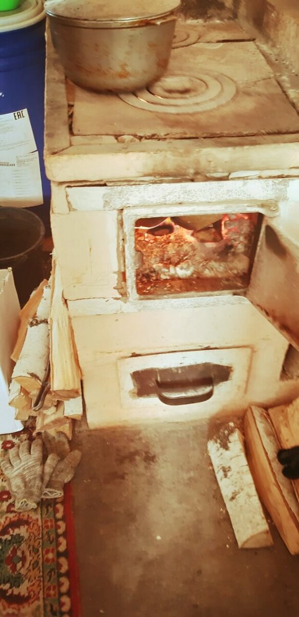 Печь в доме Клавдии.