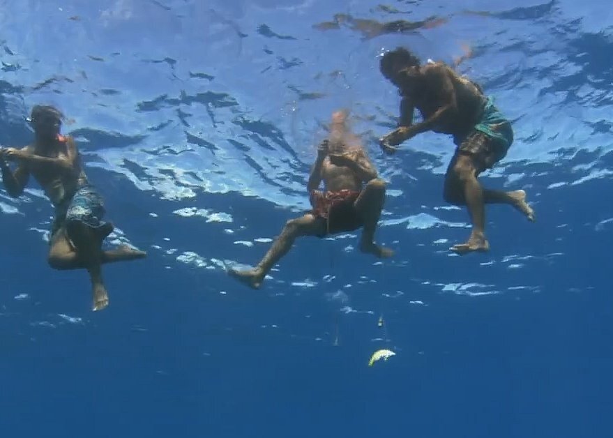 Уникальный метод подводной охоты.