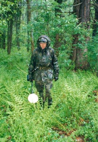 Бродили по дебрям в любую погоду. Фото Андрея Мятиева.