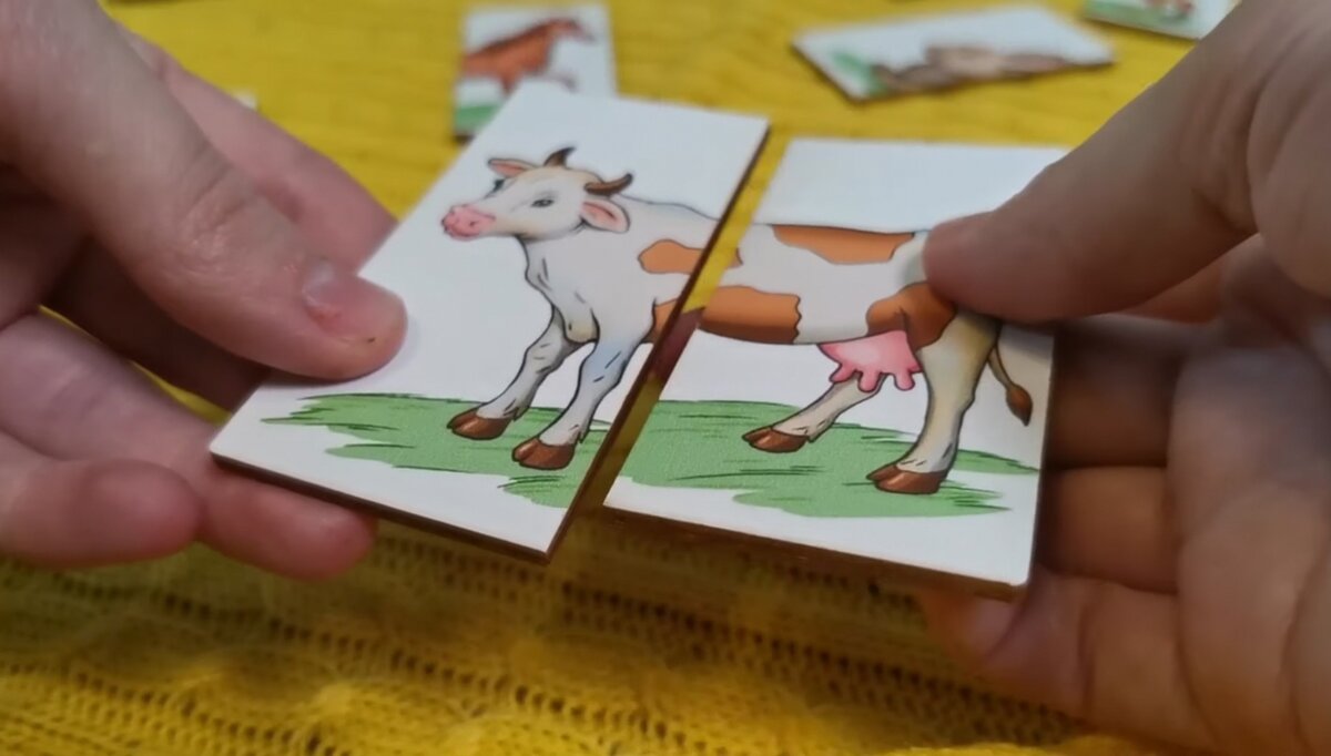 Пазлы половинки Смайл Декор