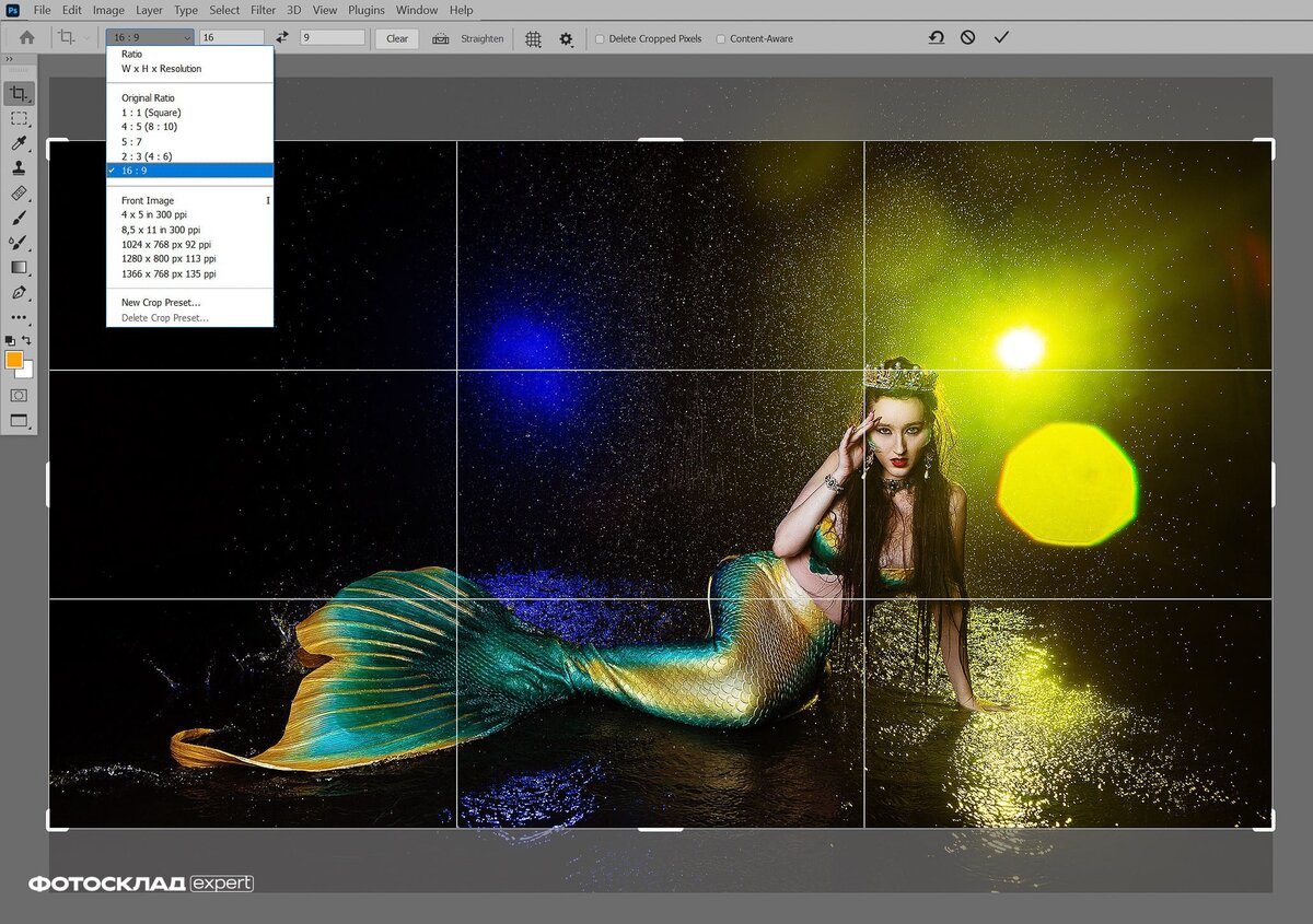 Как обрезать фотографию: кадрирование в Photoshop на компьютере и онлайн |  Фотосклад.Эксперт | Дзен