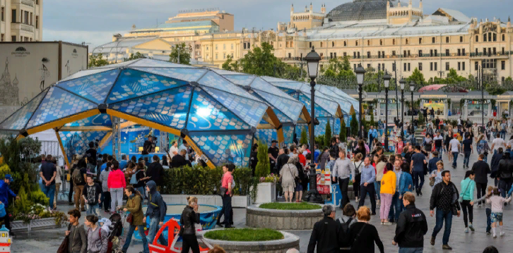 На Манежной площади. Источник: mos.ru (по лицензии Creative Commons Attribution 4.0) 