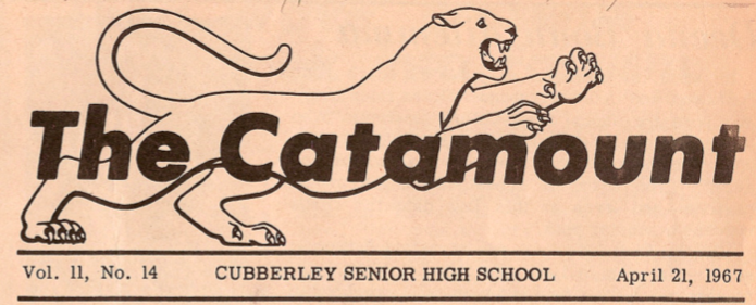 Школьная (стен)газета 1967