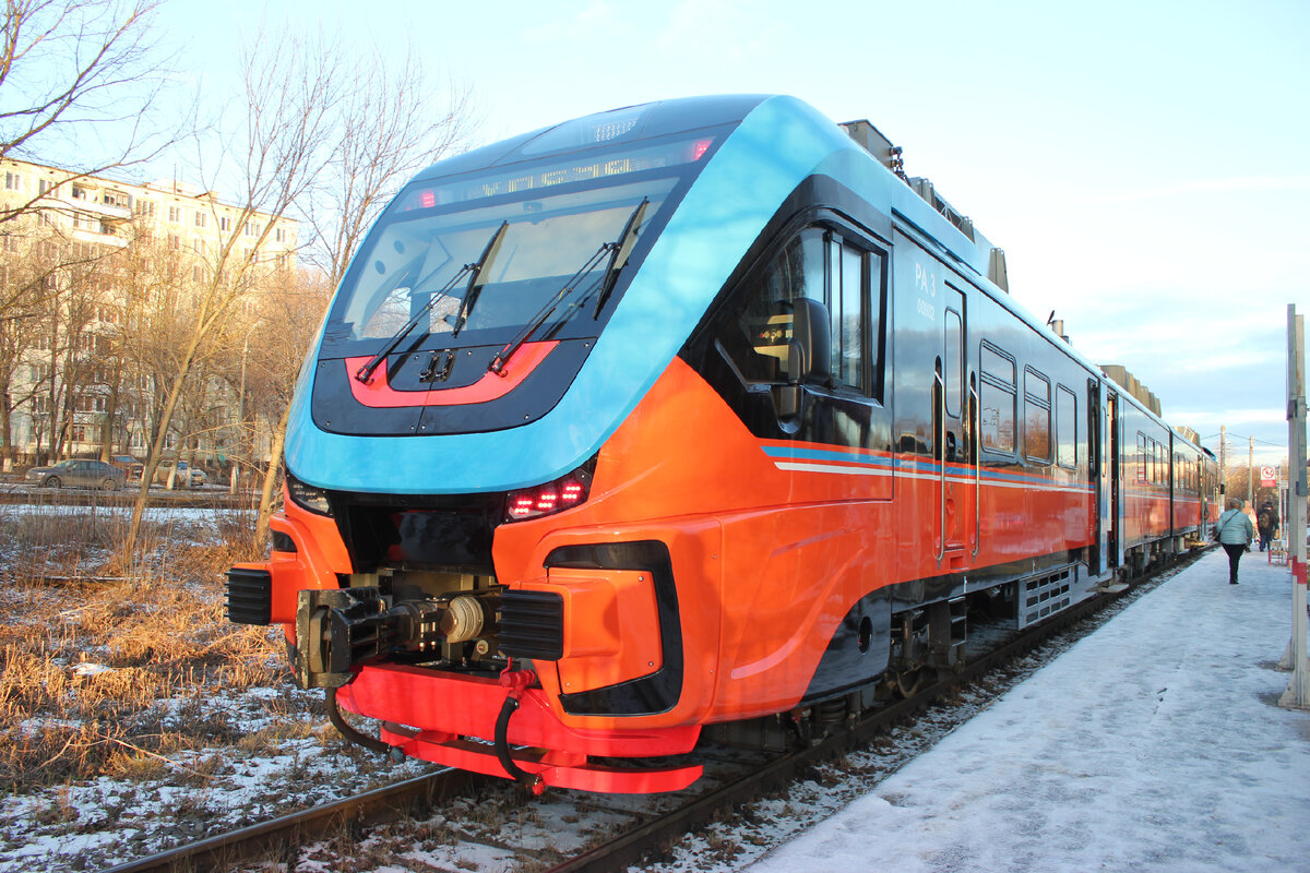 Рельсовый автобус РА-3 в Коломне