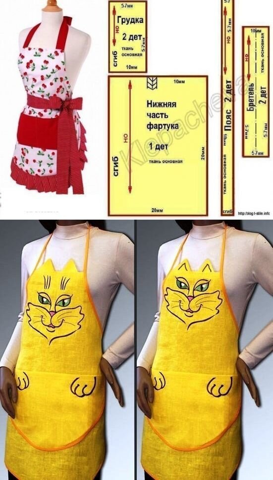 Выкройка фартука Apron sewing pattern, Sewing aprons, Dress sewing patterns