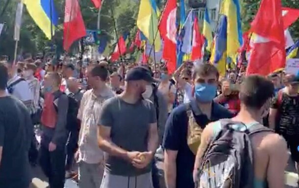 Акция протеста Партии Шария "Немой президент - не мой президент!"
