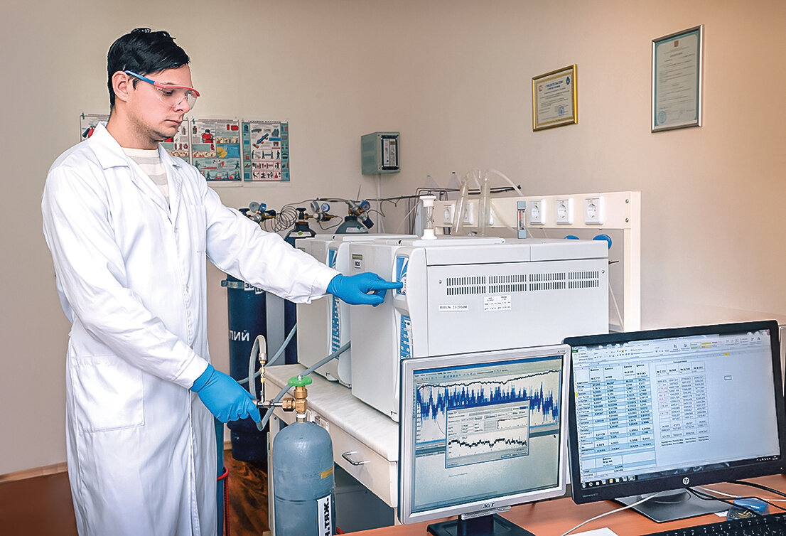 Рабочий процесс газового анализа