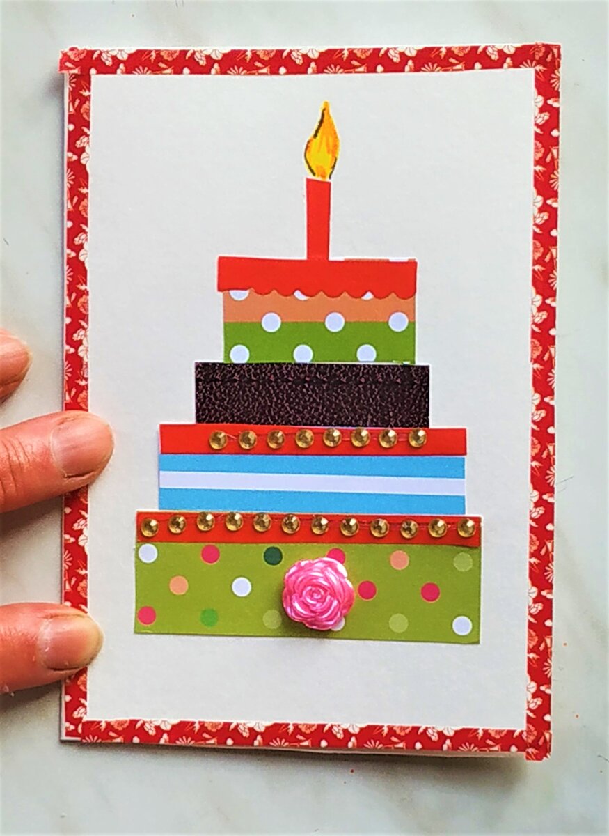 Делаем открытки от ребенка на день рождения