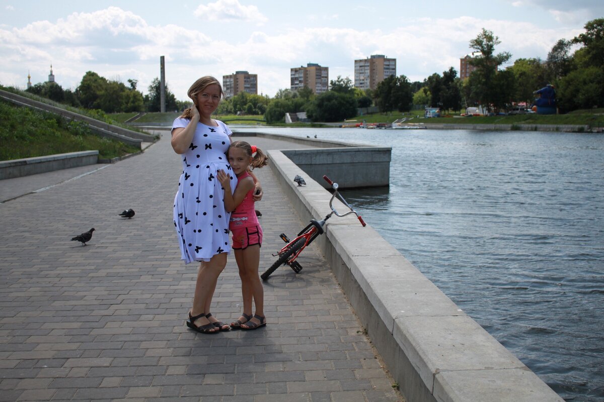 Я с дочкой, июль 2019 год. Личное фото.