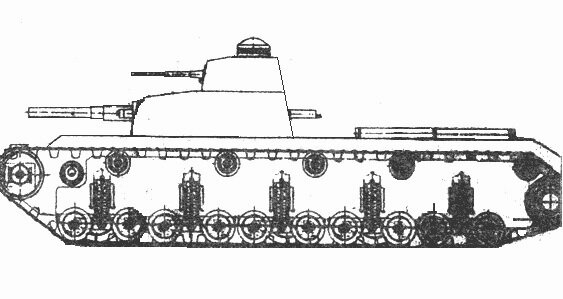 Единственный чертеж тяжелого танка Т-30