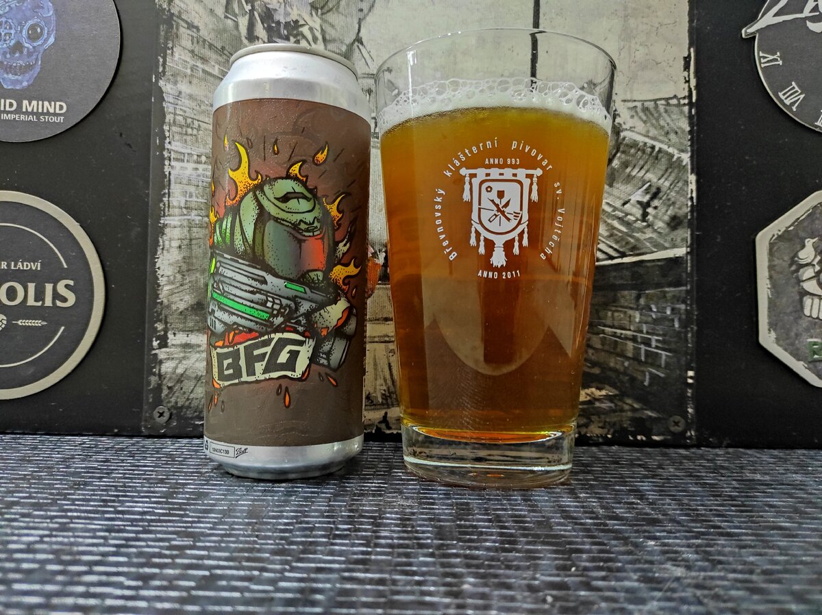 BFG в бокале Бржевновского монастыря