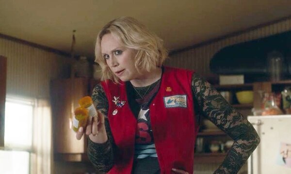 Гвендолин Кристи в фильме «Удивительный мир Марвена». Кадр из фильма