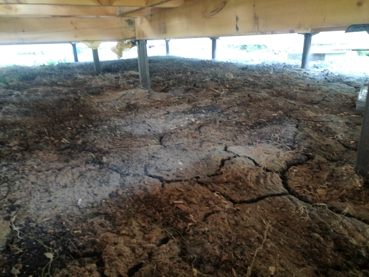 Каркас дома на сваях