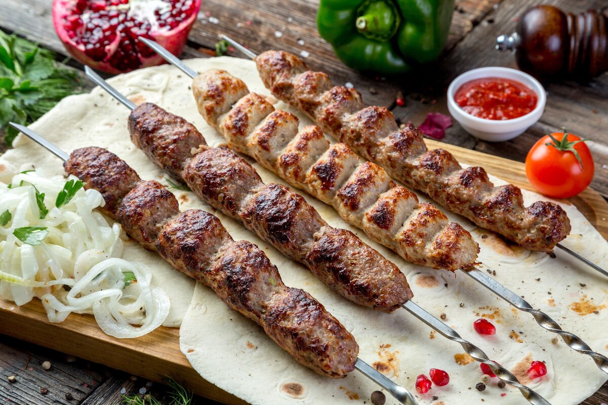 гора шашлыка