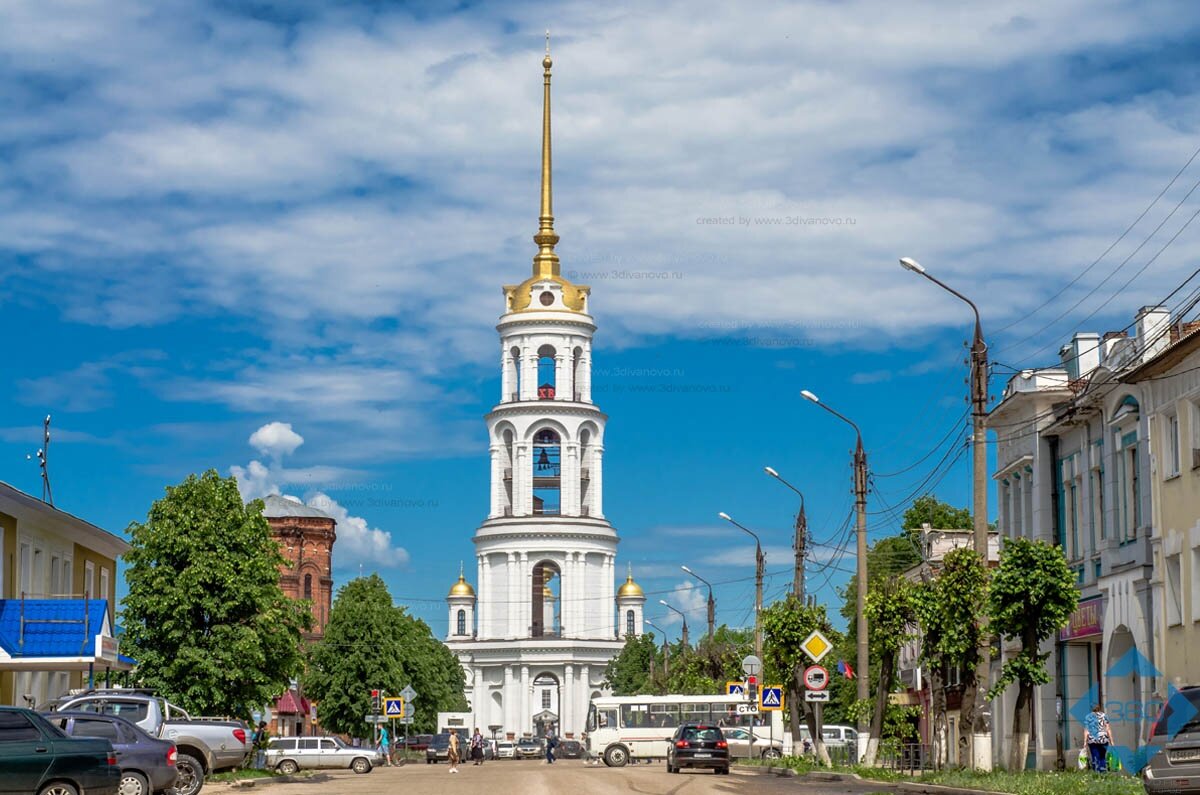 Колокольня в Шуе Ивановской области