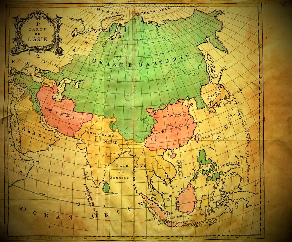 Древняя карта Тартарии