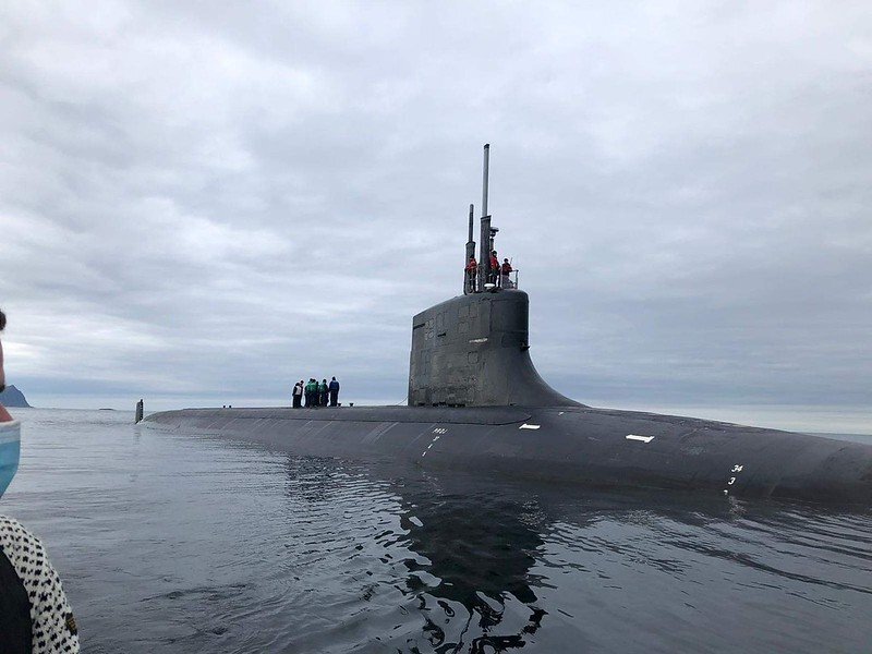 USS Seawolf во время остановки у берегов Тромсё 21 августа. Фото: breakingdefence.com