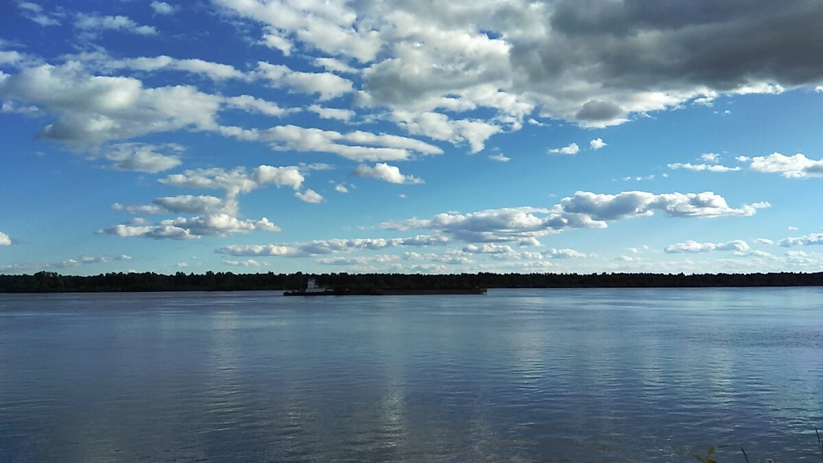 Набережная Камы в моём городе детства