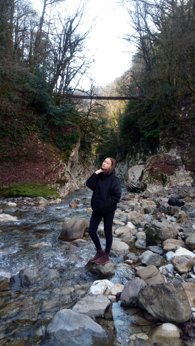 2 января 2021 год Фото автора Каньон Чертовы ворота Хоста /Сочи/