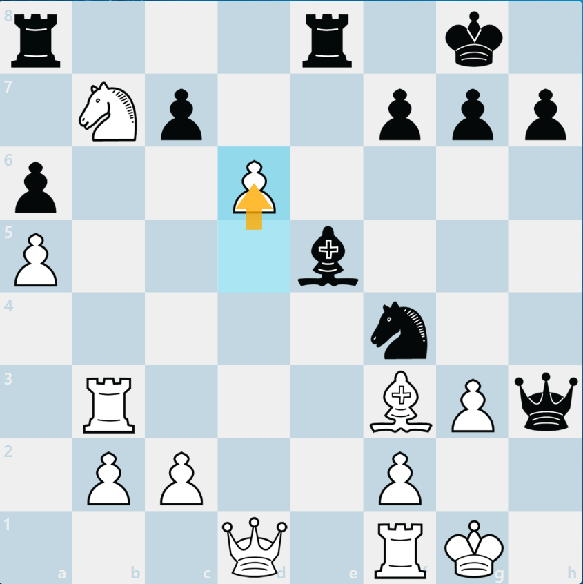 ход белых сделан - 25.d6 - найдите опровержение