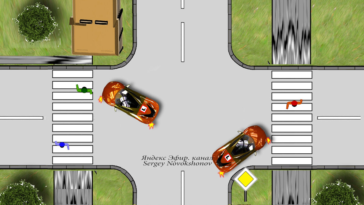 Сегодня маленький автоликбез для учеников автошкол.
Если водитель на перекрестке поворачивает налево или направо, и там идут пешеходы, водитель обязан их пропустить.