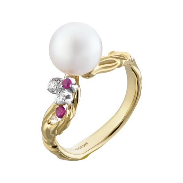 Кольцо с жемчугом MOISEIKIN