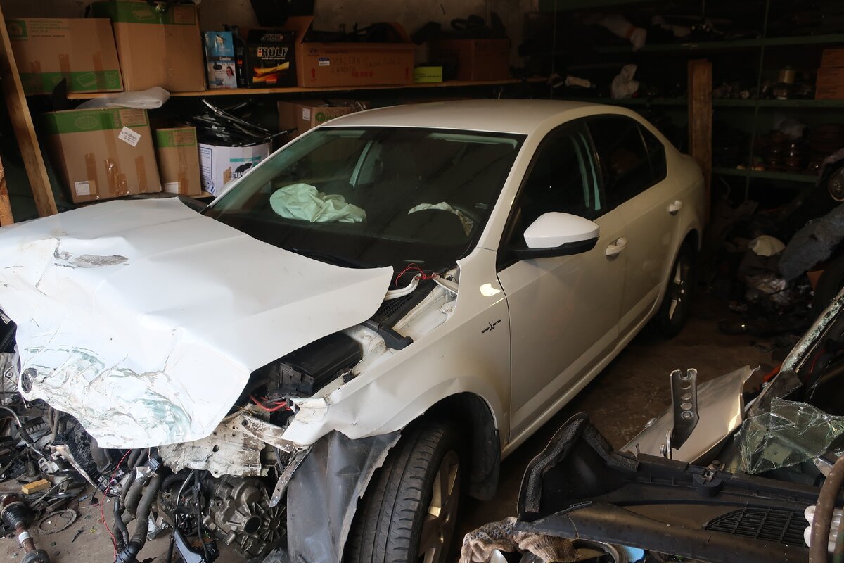 Skoda Octavia A7 в разборе - 2016 г.в.