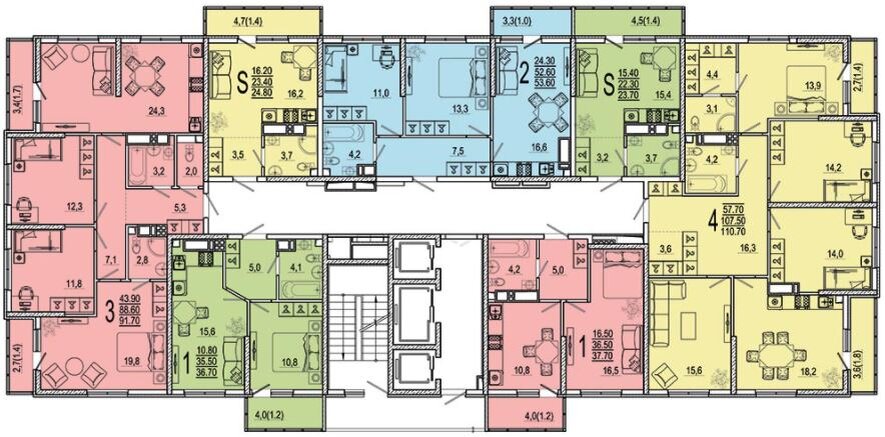 Планировки ЖК «Клевер»