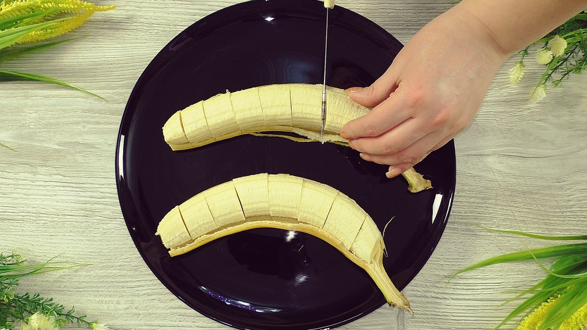 В последнее время стала часто покупать бананы: показываю, как я их жарю на десерт