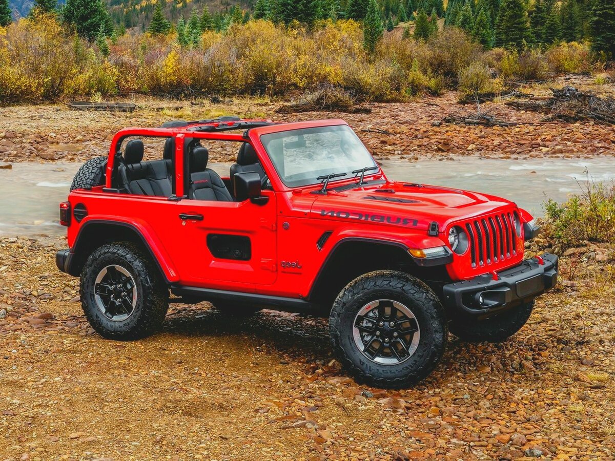 Уникальный , двудверный ,яркий внедорожник , jeep Wrangler .