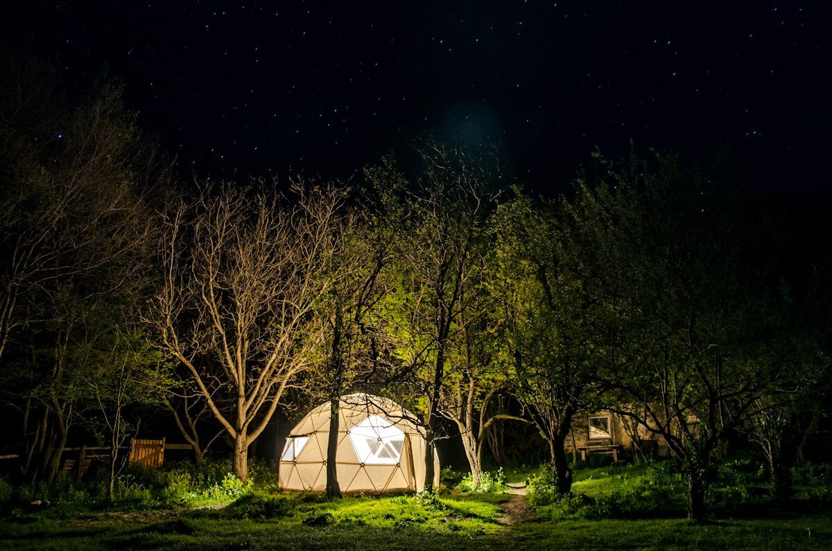 Эко-кемпинг в Байдарской долине