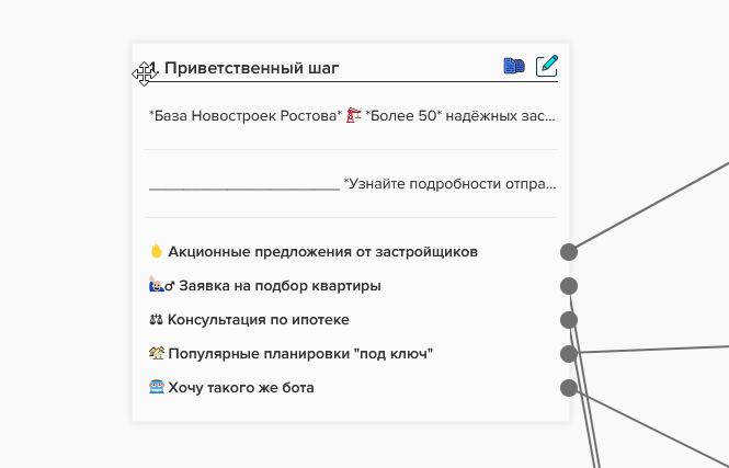Оферы внутри бота