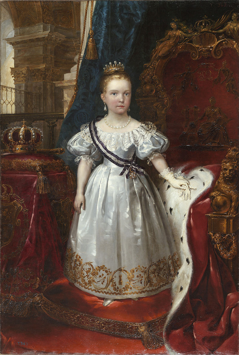 Изабелла в детстве (1835 год) 
