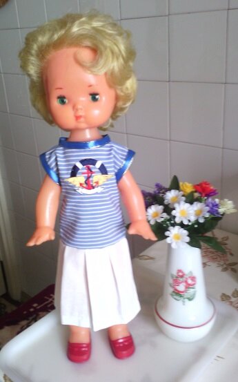 "Морское парадное" платье. Сентябрь, 2021.