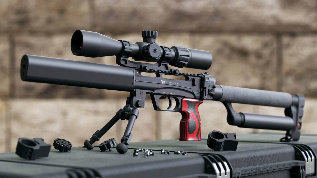 Леший "лонг" с длиной ствола 350 мм. и калибром 6.35 мм 