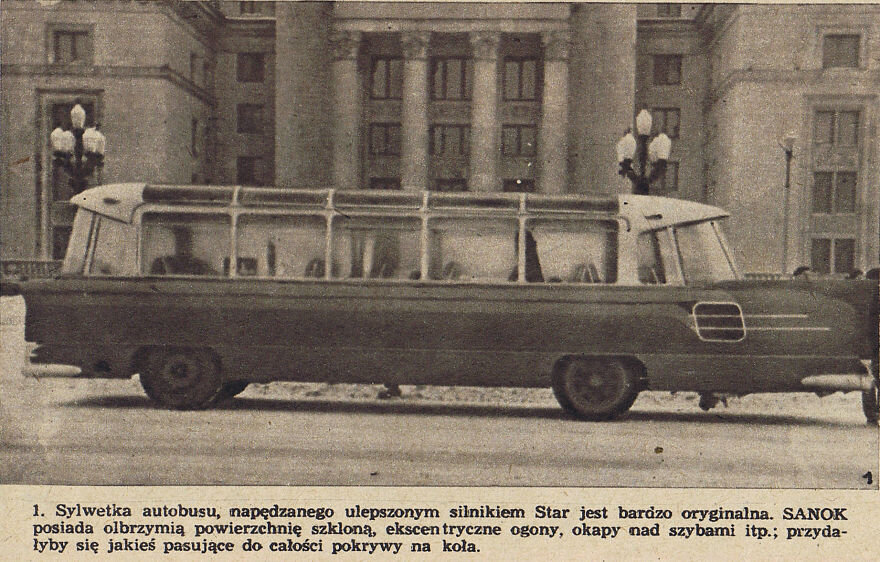 Автобус SFW-1 – дизайн Бексиньского