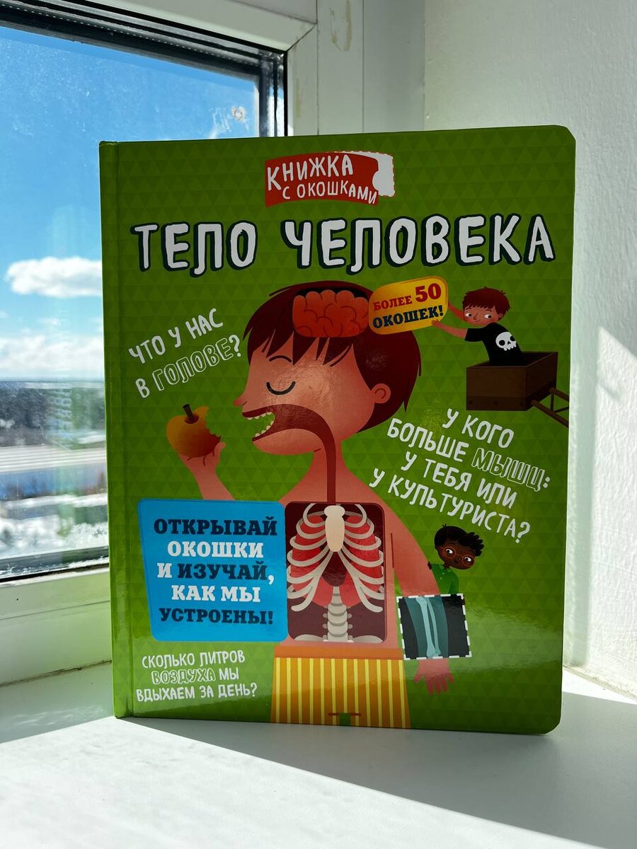 Книжки с окошками «Тело человека» (ООО «Издательство АСТ»)