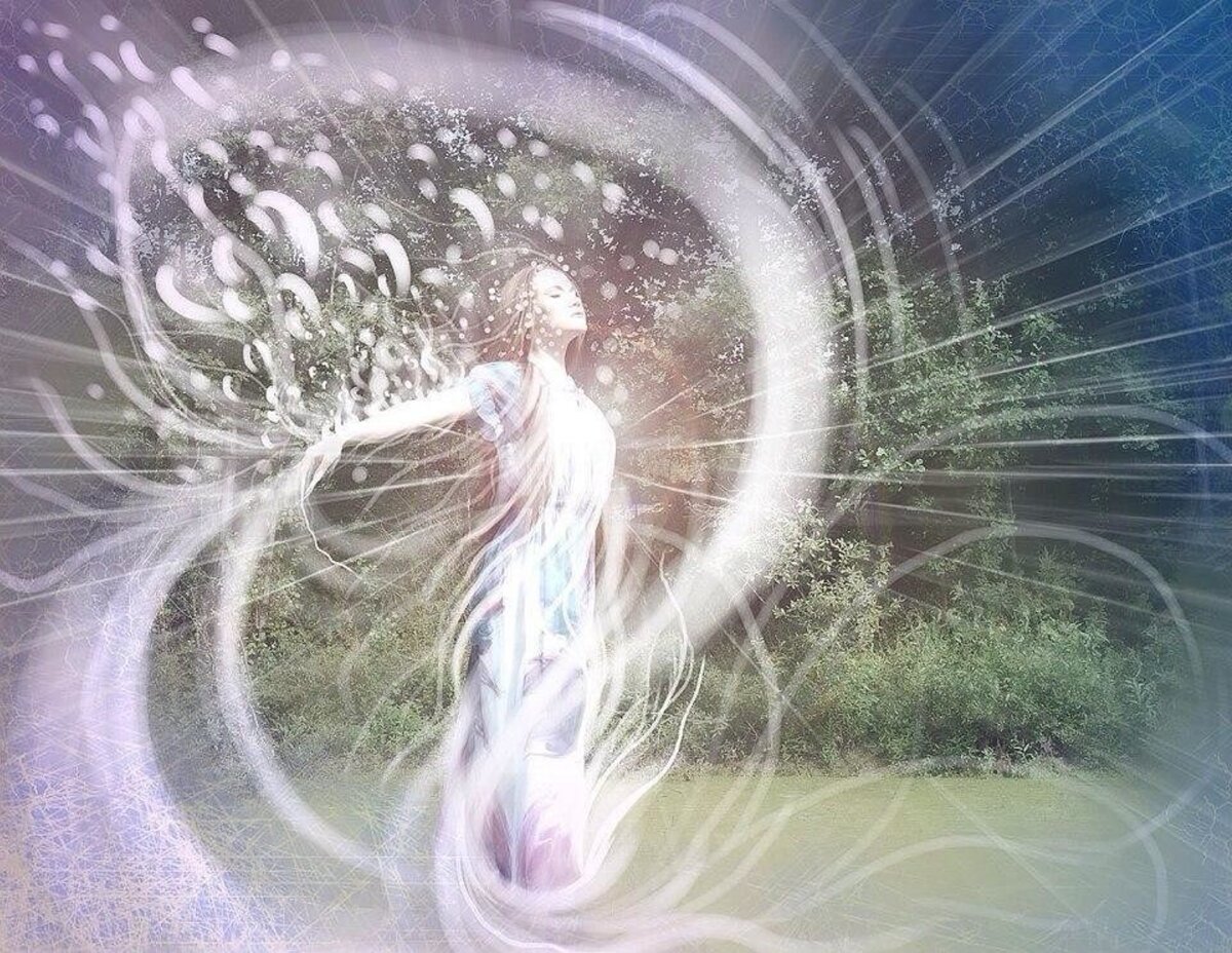 Потоки в жизни человека. Красота души. Душа эзотерика. Светлая душа. Человек в потоке энергии.