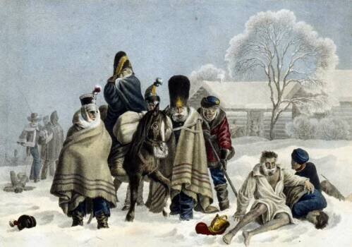 Отступление французов из России. Источник: wikimedia.org