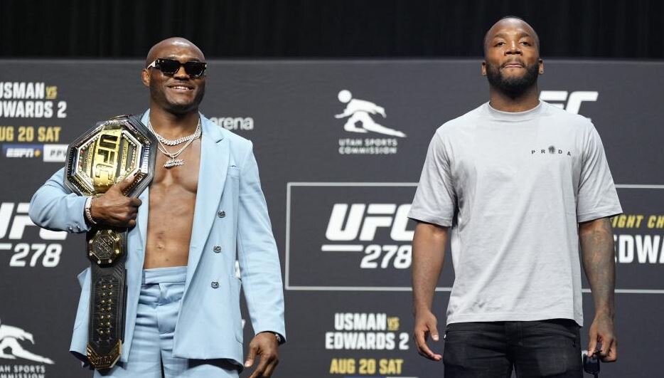 Камару Усман снова защитит чемпионский титул, или же Леон Эдвардс преподнесет оглушительную сенсацию? Увидим в воскресенье утром