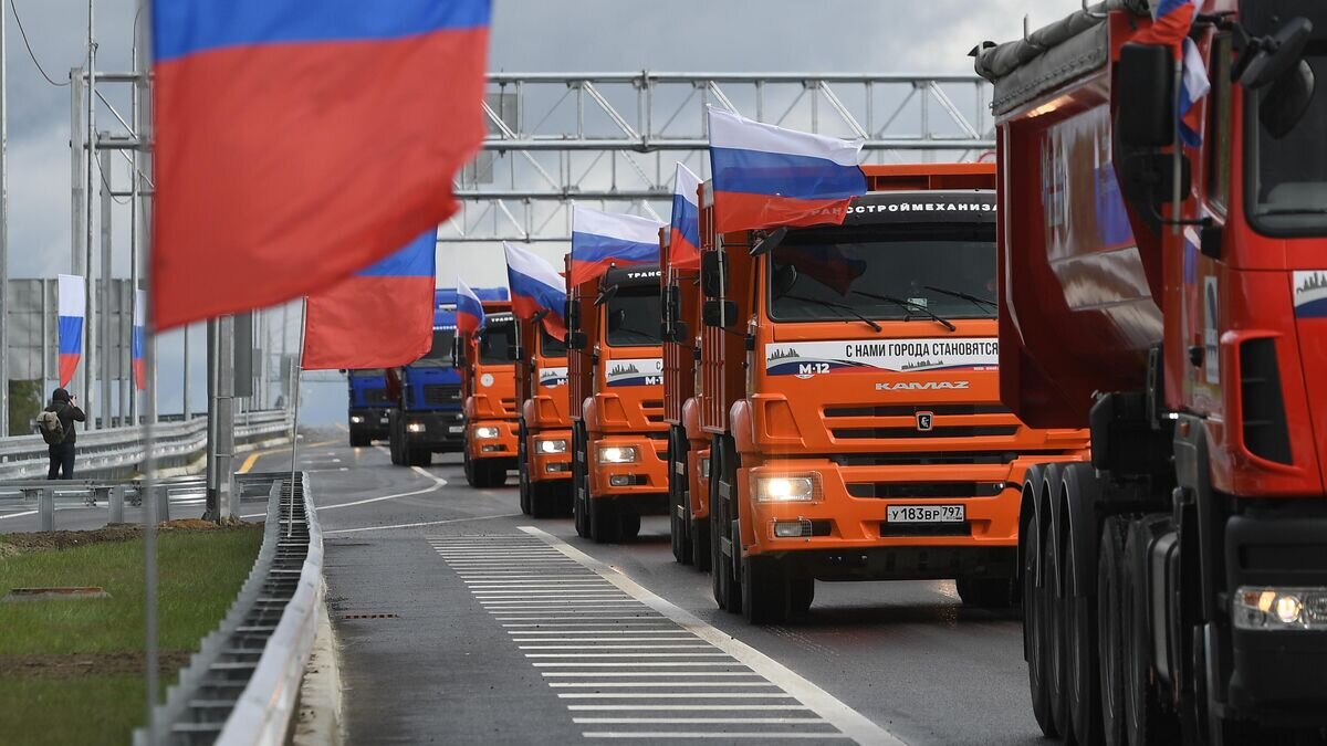    Открытие движения по первому участку новой скоростной трассы Москва - Казань© РИА Новости / Алексей Майшев